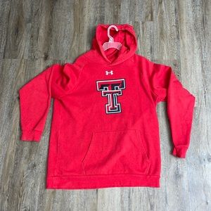 TEXAS TECH UNDER AMOUR hoodie size XL